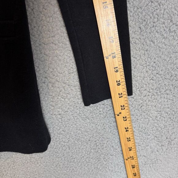 J.Crew Mercantile Sweater Womens XS Black Knit Button Front Blazer - Picture 7 of 8